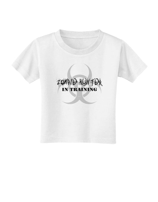 Zombie Hunter in Training - Biohazard Toddler T-Shirt-Toddler T-Shirt-TooLoud-White-2T-Davson Sales