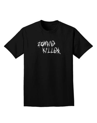 Zombie Killer - Apocalypse - Halloween Adult Dark T-Shirt-Mens T-Shirt-TooLoud-Black-Small-Davson Sales