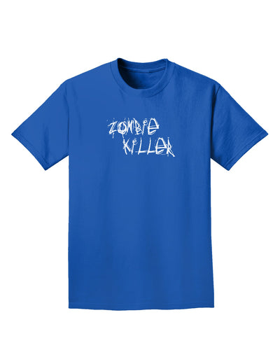 Zombie Killer - Apocalypse - Halloween Adult Dark T-Shirt-Mens T-Shirt-TooLoud-Royal-Blue-Small-Davson Sales