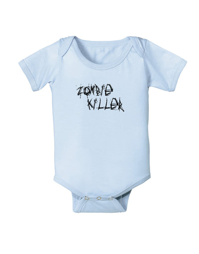 Zombie Killer - Apocalypse - Halloween Baby Romper Bodysuit-Baby Romper-TooLoud-Light-Blue-06-Months-Davson Sales