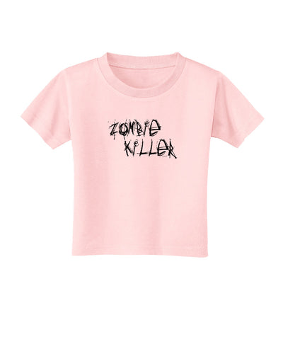 Zombie Killer - Apocalypse - Halloween Toddler T-Shirt-Toddler T-Shirt-TooLoud-Light-Pink-2T-Davson Sales