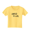 Zombie Killer - Apocalypse - Halloween Toddler T-Shirt-Toddler T-Shirt-TooLoud-Daffodil-Yellow-2T-Davson Sales