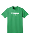 Zombie Level 1 - Funny - Halloween Adult Dark T-Shirt-Mens T-Shirt-TooLoud-Kelly-Green-Small-Davson Sales
