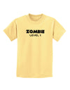 Zombie Level 1 - Funny - Halloween Childrens T-Shirt-Childrens T-Shirt-TooLoud-Daffodil-Yellow-X-Small-Davson Sales