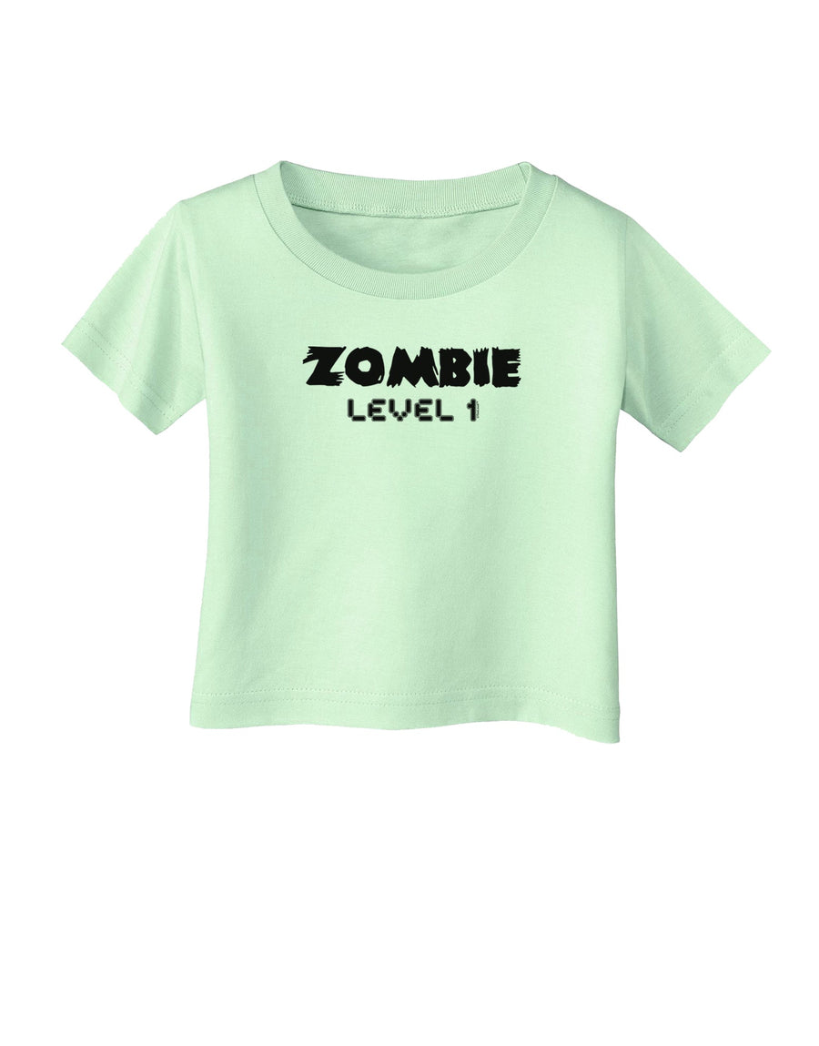 Zombie Level 1 - Funny - Halloween Infant T-Shirt-Infant T-Shirt-TooLoud-White-06-Months-Davson Sales