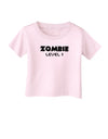 Zombie Level 1 - Funny - Halloween Infant T-Shirt-Infant T-Shirt-TooLoud-Light-Pink-06-Months-Davson Sales