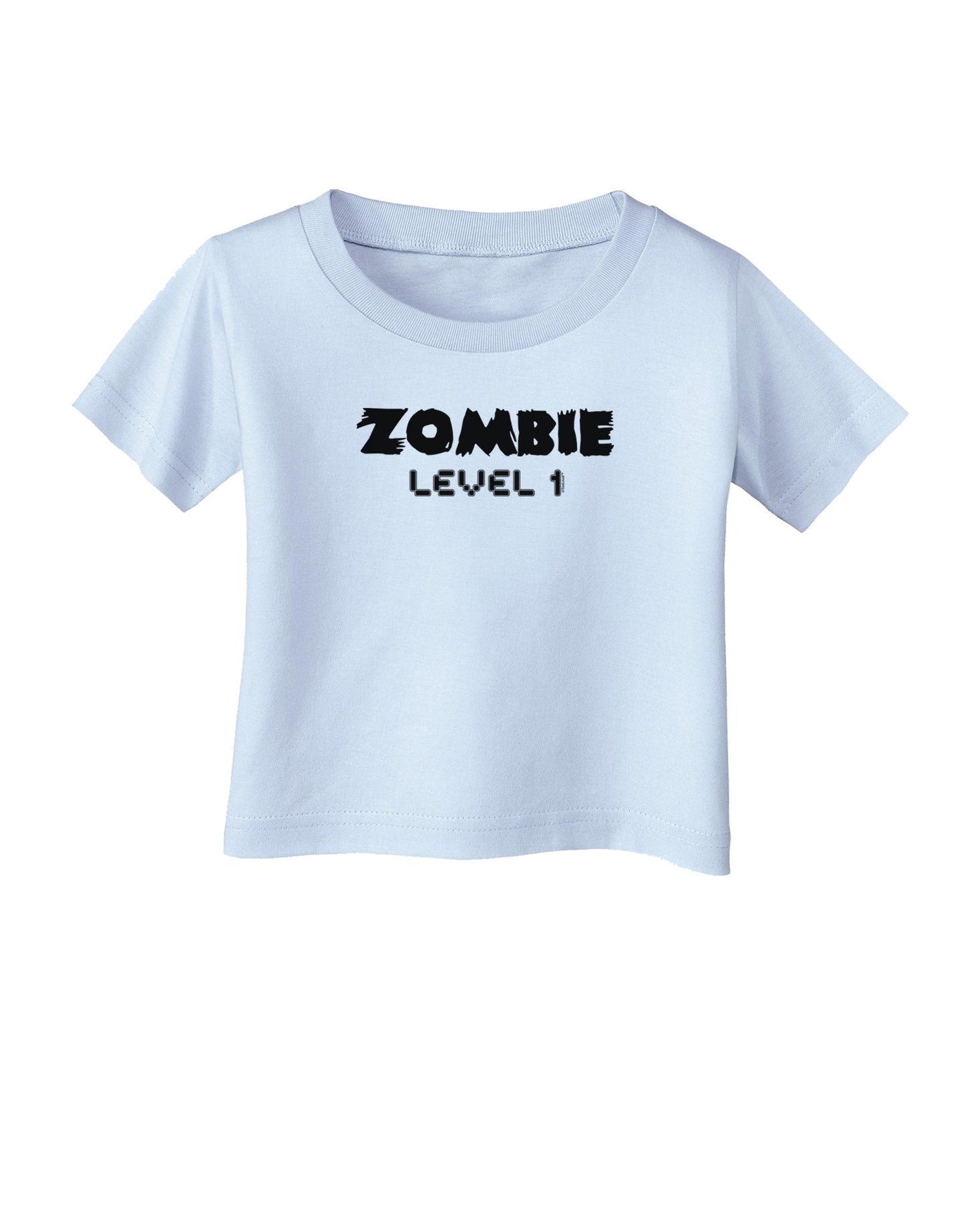 Zombie Level 1 - Funny - Halloween Infant T-Shirt-Infant T-Shirt-TooLoud-Light-Blue-06-Months-Davson Sales