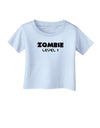 Zombie Level 1 - Funny - Halloween Infant T-Shirt-Infant T-Shirt-TooLoud-Light-Blue-06-Months-Davson Sales