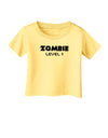 Zombie Level 1 - Funny - Halloween Infant T-Shirt-Infant T-Shirt-TooLoud-Daffodil-Yellow-06-Months-Davson Sales