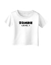 Zombie Level 1 - Funny - Halloween Infant T-Shirt-Infant T-Shirt-TooLoud-White-06-Months-Davson Sales