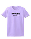 Zombie Level 1 - Funny - Halloween Womens T-Shirt-Womens T-Shirt-TooLoud-Lavender-X-Small-Davson Sales