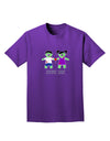 Zombie Love Couple Halloween Adult Dark T-Shirt-Mens T-Shirt-TooLoud-Purple-Small-Davson Sales