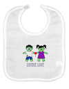 Zombie Love Couple Halloween Baby Bib