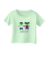 Zombie Love Couple Halloween Infant T-Shirt-Infant T-Shirt-TooLoud-Light-Green-06-Months-Davson Sales