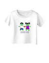 Zombie Love Couple Halloween Infant T-Shirt-Infant T-Shirt-TooLoud-White-06-Months-Davson Sales