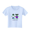 Zombie Love Couple Halloween Toddler T-Shirt-Toddler T-Shirt-TooLoud-Light-Blue-2T-Davson Sales