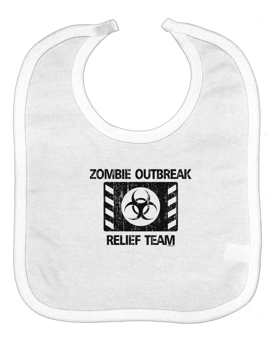 Zombie Outbreak Relief Team Biohazard Baby Bib