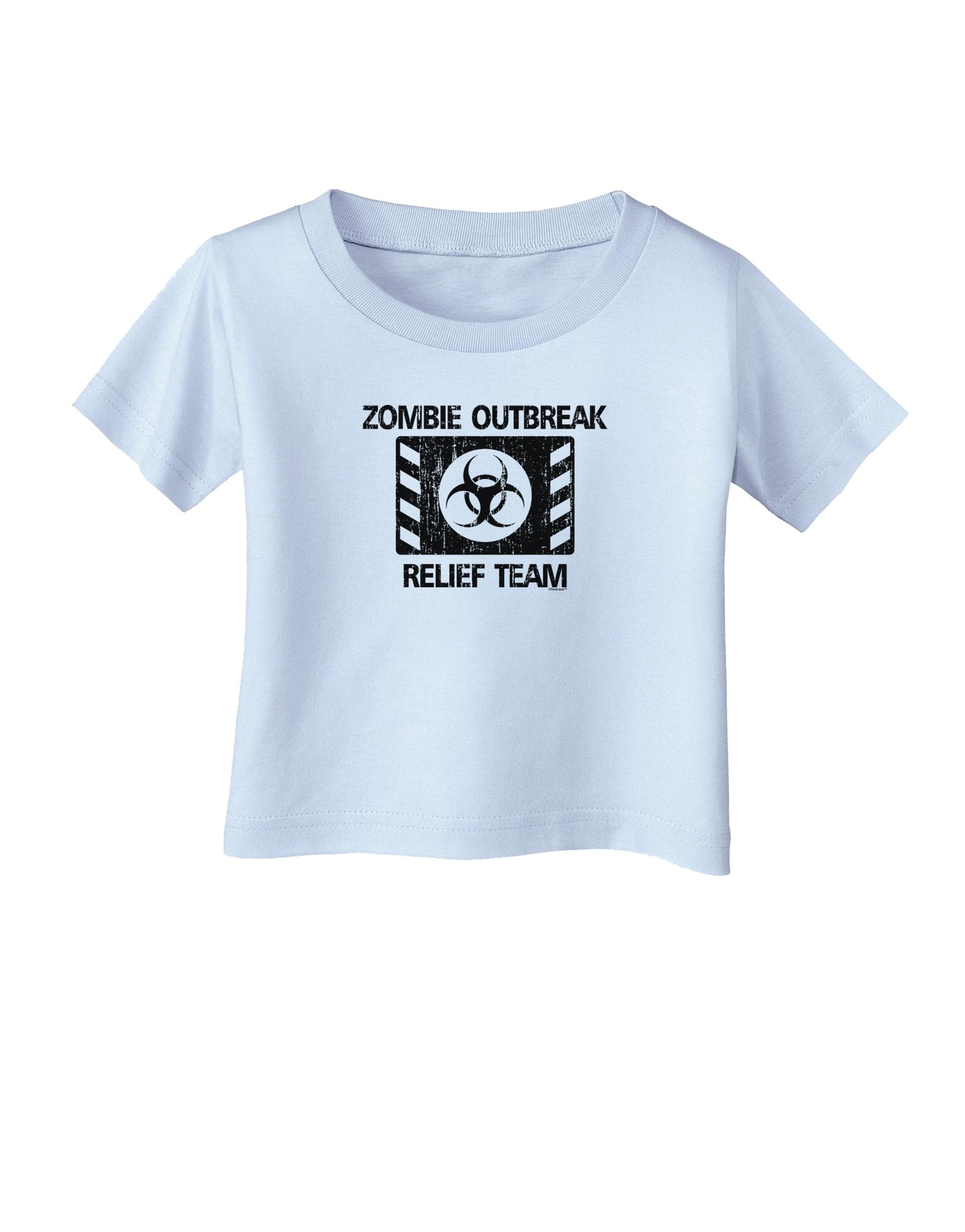Zombie Outbreak Relief Team Biohazard Infant T-Shirt-Infant T-Shirt-TooLoud-Light-Blue-06-Months-Davson Sales