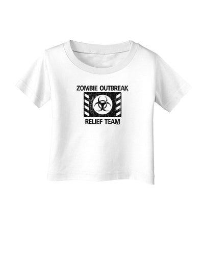 Zombie Outbreak Relief Team Biohazard Infant T-Shirt-Infant T-Shirt-TooLoud-White-06-Months-Davson Sales