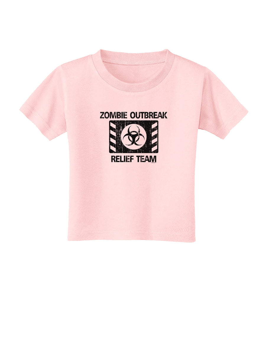 Zombie Outbreak Relief Team Biohazard Toddler T-Shirt-Toddler T-Shirt-TooLoud-White-2T-Davson Sales