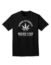 Zombie Outbreak Relief Unit - Marijuana Adult Dark T-Shirt-Mens T-Shirt-TooLoud-Black-Small-Davson Sales