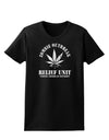 Zombie Outbreak Relief Unit - Marijuana Womens Dark T-Shirt-Womens T-Shirt-TooLoud-Black-X-Small-Davson Sales