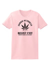 Zombie Outbreak Relief Unit - Marijuana Womens T-Shirt-Womens T-Shirt-TooLoud-PalePink-X-Small-Davson Sales