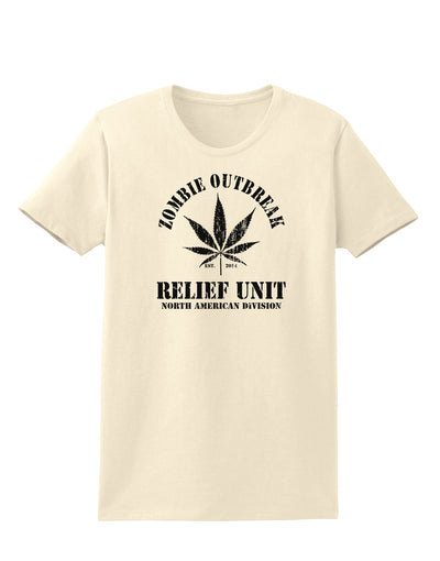 Zombie Outbreak Relief Unit - Marijuana Womens T-Shirt-Womens T-Shirt-TooLoud-Natural-X-Small-Davson Sales