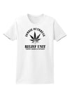 Zombie Outbreak Relief Unit - Marijuana Womens T-Shirt-Womens T-Shirt-TooLoud-White-X-Small-Davson Sales