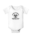 Zombie Outbreak Response Team Biohazard Baby Romper Bodysuit-Baby Romper-TooLoud-White-06-Months-Davson Sales