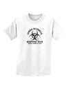 Zombie Outbreak Response Team Biohazard Childrens T-Shirt-Childrens T-Shirt-TooLoud-White-X-Small-Davson Sales