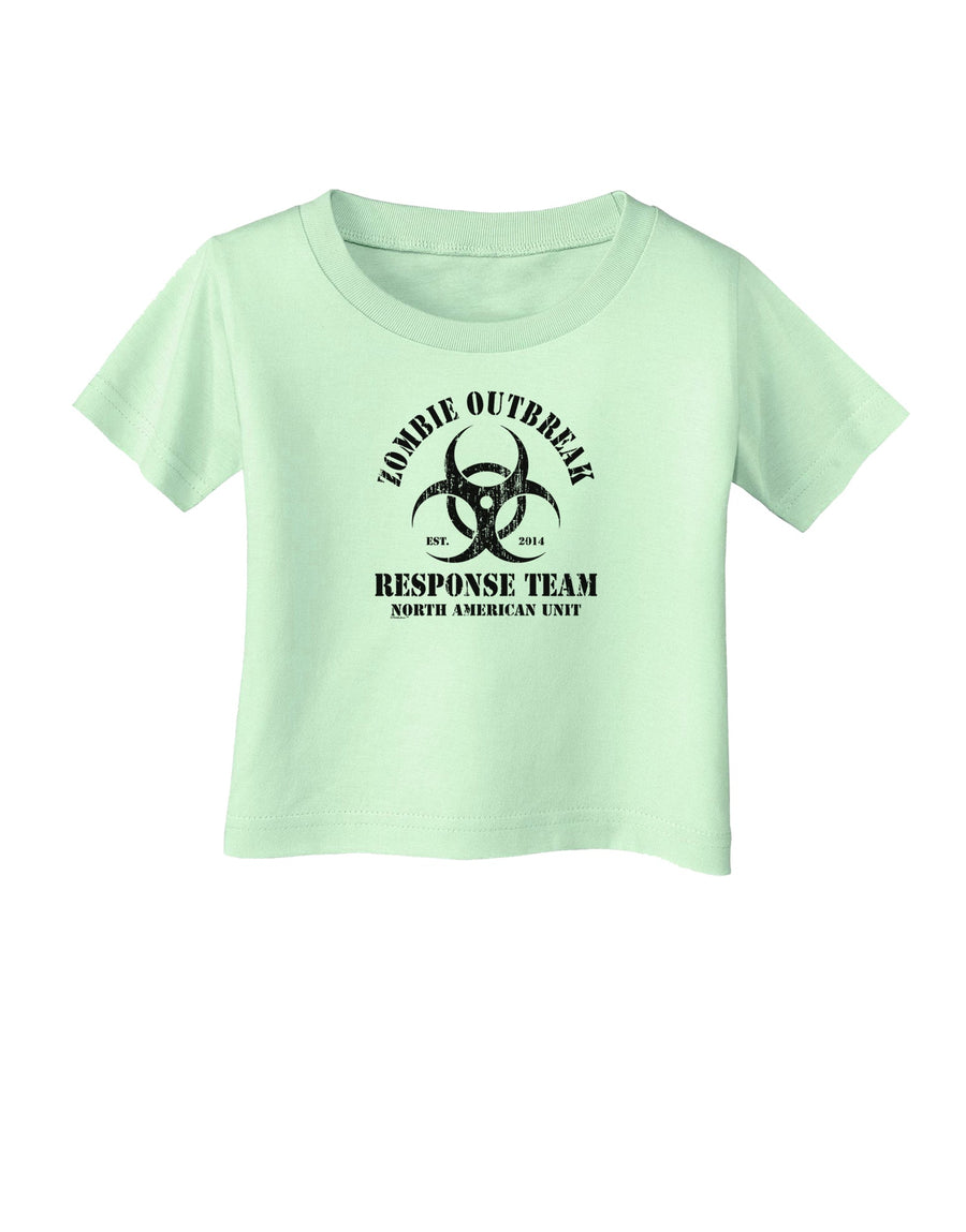 Zombie Outbreak Response Team Biohazard Infant T-Shirt-Infant T-Shirt-TooLoud-White-06-Months-Davson Sales