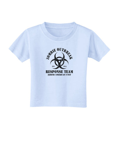 Zombie Outbreak Response Team Biohazard Toddler T-Shirt-Toddler T-Shirt-TooLoud-Light-Blue-2T-Davson Sales