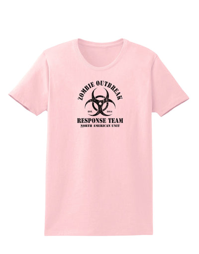 Zombie Outbreak Response Team Biohazard Womens T-Shirt-Womens T-Shirt-TooLoud-PalePink-X-Small-Davson Sales