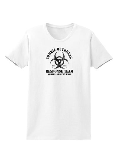 Zombie Outbreak Response Team Biohazard Womens T-Shirt-Womens T-Shirt-TooLoud-White-X-Small-Davson Sales