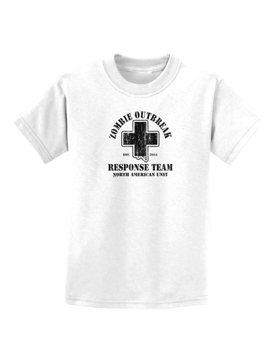 Zombie Outbreak Response Team NA Unit Childrens T-Shirt-Childrens T-Shirt-TooLoud-White-X-Small-Davson Sales