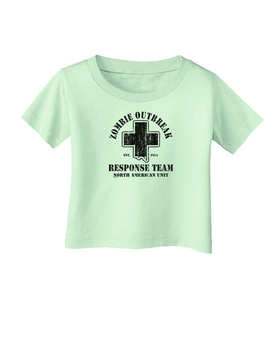 Zombie Outbreak Response Team NA Unit Infant T-Shirt-Infant T-Shirt-TooLoud-Light-Green-06-Months-Davson Sales