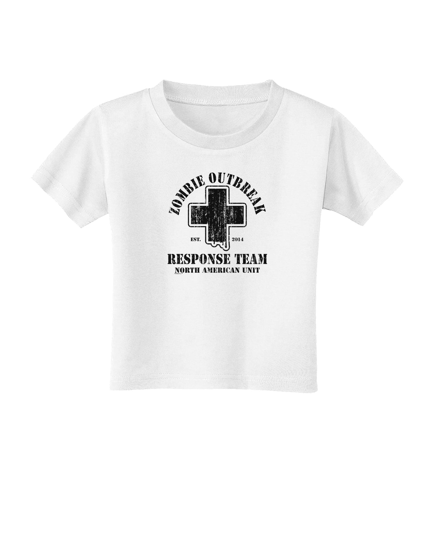 Zombie Outbreak Response Team NA Unit Toddler T-Shirt-Toddler T-Shirt-TooLoud-White-2T-Davson Sales
