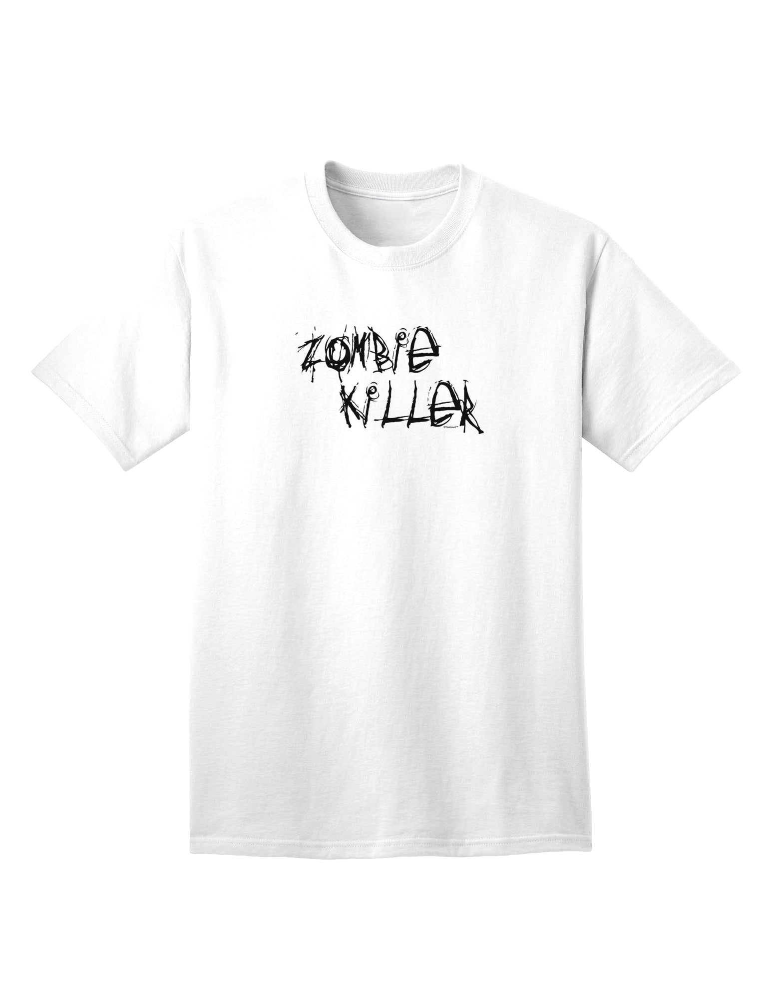 Zombie Slayer - Apocalypse-themed Halloween Adult T-Shirt-Mens T-shirts-TooLoud-White-Small-Davson Sales