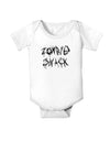 Zombie Snack - Zombie Apocalypse Baby Romper Bodysuit-Baby Romper-TooLoud-White-06-Months-Davson Sales