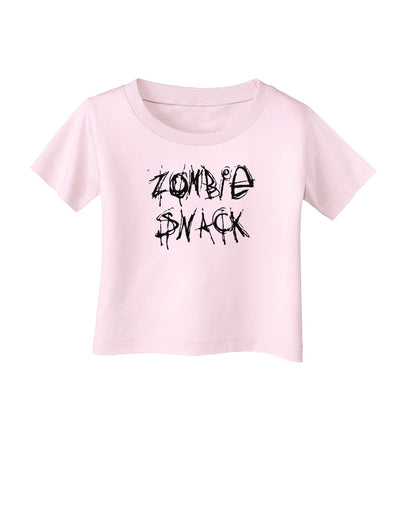 Zombie Snack - Zombie Apocalypse Infant T-Shirt-Infant T-Shirt-TooLoud-Light-Pink-06-Months-Davson Sales