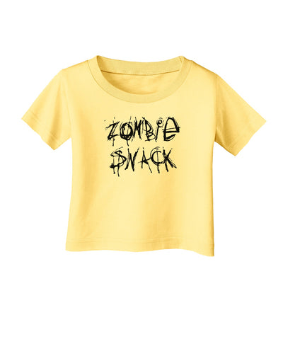 Zombie Snack - Zombie Apocalypse Infant T-Shirt-Infant T-Shirt-TooLoud-Daffodil-Yellow-06-Months-Davson Sales