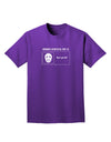 Zombie Survival Tip # 2 - Don't get Bit Adult Dark T-Shirt-Mens T-Shirt-TooLoud-Purple-Small-Davson Sales