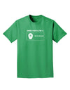 Zombie Survival Tip # 5 - Aim for Head Adult Dark T-Shirt-Mens T-Shirt-TooLoud-Kelly-Green-Small-Davson Sales