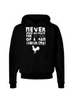 A Man With Chickens Dark Hoodie Sweatshirt-Hoodie-TooLoud-Black-Small-Davson Sales