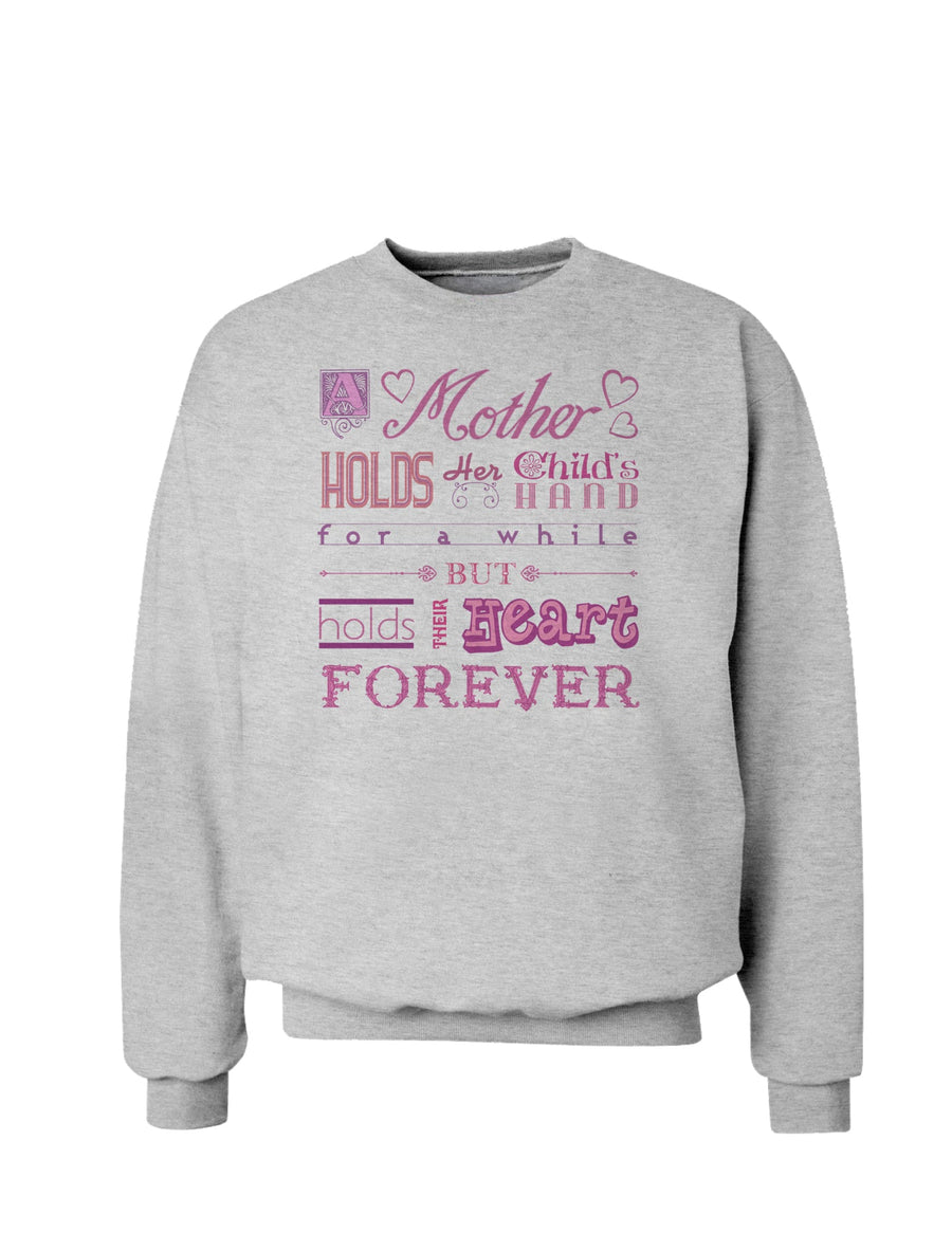 A Mother Holds Mother's Day Sweatshirt-Sweatshirts-TooLoud-White-Small-Davson Sales