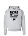 A Woman With Chickens Hoodie Sweatshirt-Hoodie-TooLoud-AshGray-Small-Davson Sales