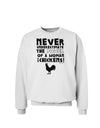 A Woman With Chickens Sweatshirt-Sweatshirt-TooLoud-White-Small-Davson Sales