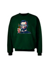 Abraham Drinkoln Adult Dark Sweatshirt-Sweatshirt-TooLoud-Deep-Forest-Green-Small-Davson Sales