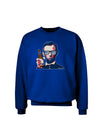 Abraham Drinkoln Adult Dark Sweatshirt-Sweatshirt-TooLoud-Deep-Royal-Blue-Small-Davson Sales